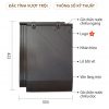 Ngói phẳng NUFUSI mầu socola NF07 - Hình ảnh 3