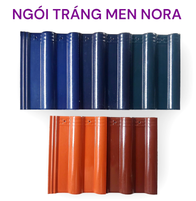 Bảng màu ngói tráng men nora