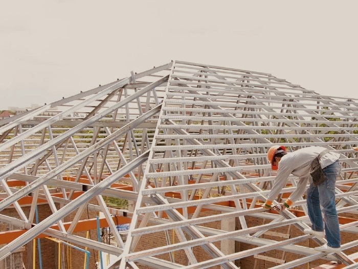 Kết cấu kèo thép, mái ngói