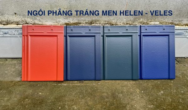 Ngói Phẳng Tráng Men cao cấp Veles G – Mã VL04 Màu Đỏ - Ảnh 4