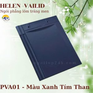 Ngói phẳng lõm tráng men VALID PVA.01 là dòng ngói lợp mái cao cấp của thương hiệu HELEN VIỆT ANH, được thiết kế tinh tế theo xu hướng kiến trúc hiện đại. Với màu xanh tím than độc đáo, kết hợp thiết kế phẳng lõm cùng lớp men sứ cao cấp, sản phẩm này không chỉ giúp mái nhà bền bỉ trước thời tiết khắc nghiệt mà còn mang lại vẻ đẹp đẳng cấp và thời thượng.