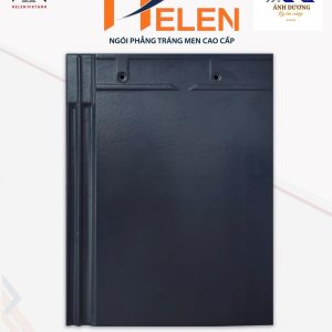 🌟 Ngói Phẳng Tráng Men Helen Màu Xanh Tím Than HE01 – Sang Trọng & Hiện Đại