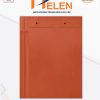 Ngói Phẳng Tráng Men Helen tráng men đỏ HE04 là sự giao thoa giữa vẻ đẹp truyền thống và kỹ thuật hiện đại. Sản phẩm không chỉ thích hợp với nhà mái ngói nông thôn, nhà thờ họ mà còn nổi bật trong các công trình nhà phố hoặc biệt thự kiến trúc Á Đông.