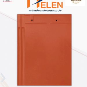 Ngói Phẳng Tráng Men Helen tráng men đỏ HE04 là sự giao thoa giữa vẻ đẹp truyền thống và kỹ thuật hiện đại. Sản phẩm không chỉ thích hợp với nhà mái ngói nông thôn, nhà thờ họ mà còn nổi bật trong các công trình nhà phố hoặc biệt thự kiến trúc Á Đông.