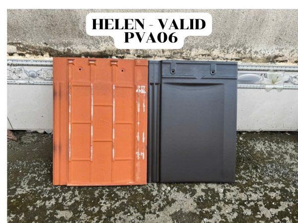 Ngói phẳng lõm tráng men cao cấp Helen Valid PVA.06 – Màu xám đá sang trọng & hiện đại - Ảnh 4