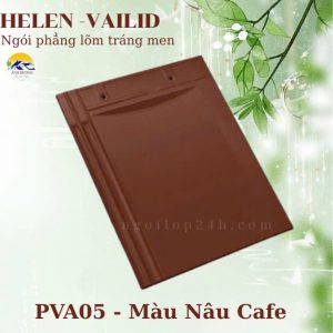 Màu nâu là tông màu quen thuộc trong kiến trúc mái ngói Việt Nam, gợi lên cảm giác ấm áp, vững chãi và gần gũi với thiên nhiên. Khi kết hợp cùng thiết kế phẳng lõm hiện đại và công nghệ tráng men gốm sứ tiên tiến, ngói phẳng HELEN PVA05 vừa mang tính thẩm mỹ cao vừa đảm bảo chất lượng vượt trội, đáp ứng yêu cầu khắt khe của những công trình cao cấp.