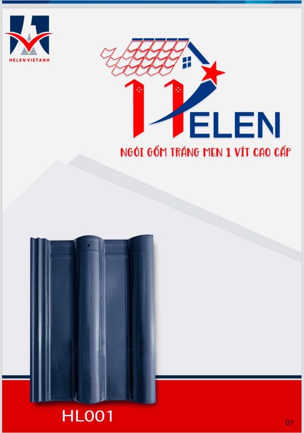Mái nhật sử dụng ngói HELEN màu tím than HL01 - Ảnh 7