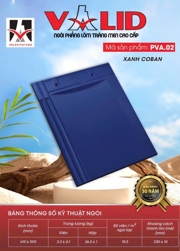 Mái nhật lợp ngói phẳng tráng men HELEN HE02 - Ảnh 10