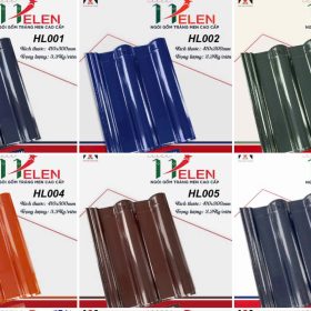 Ngói Sóng Tráng Men HELEN – Sang Trọng & Bền Đẹp Theo Thời Gian