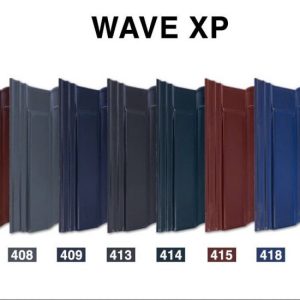 Ngói tráng men WAVE XP cứng cáp, thi công dễ, màu sắc đa dạng